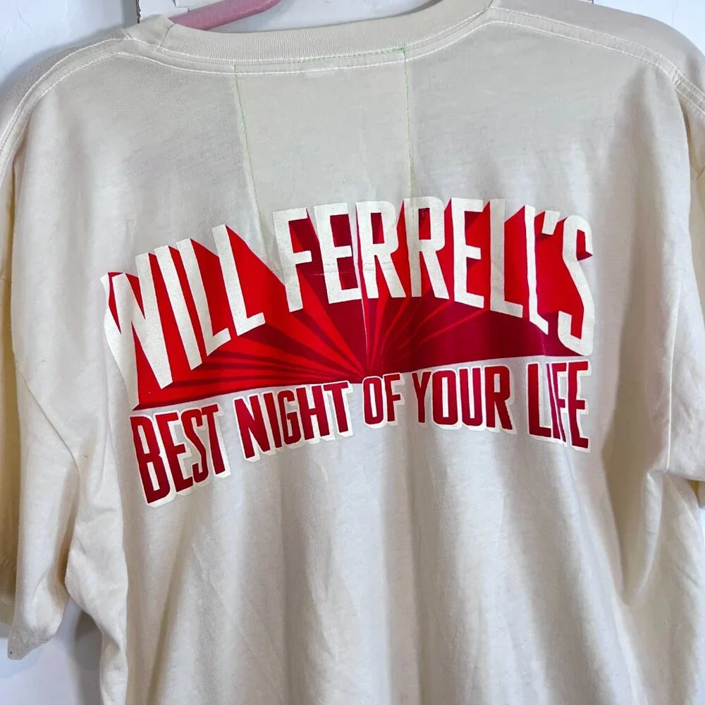RARE AVIATOR NATION WILL FERRELL'S BEST NIGHT OF YOUR LIFE TEE - Picture 7 of 9